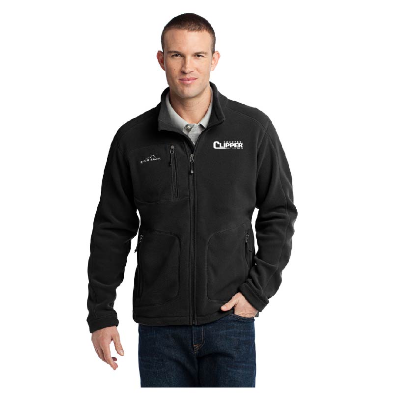 Eddie Bauer® - Wind-Resistant Full-Zip Fleece Jacket - Country Clipper ...